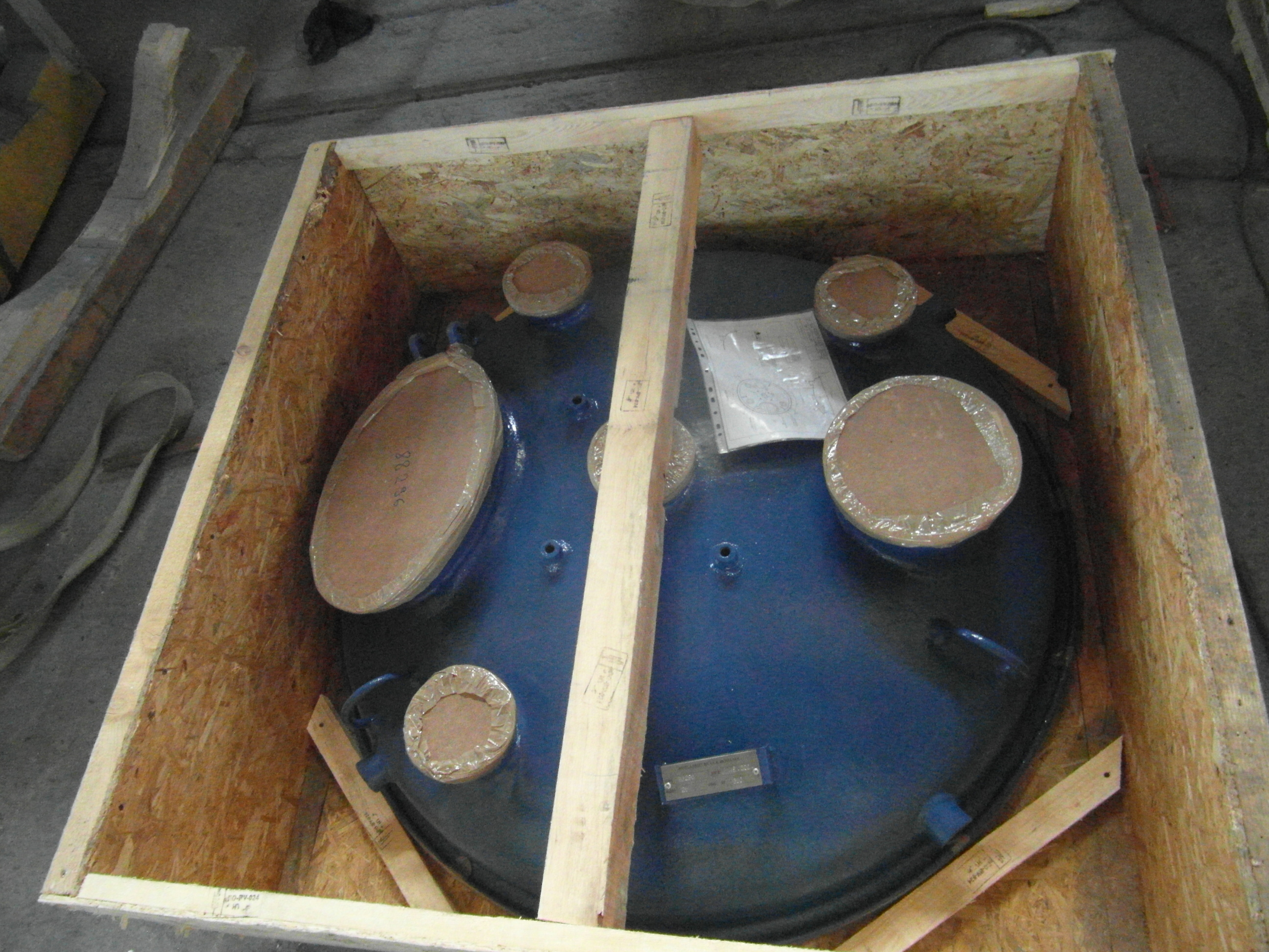  Tank Cover Glass Lined Parts 1,900 L (500 gallons) Glasslined For Sale - IPP# 88296