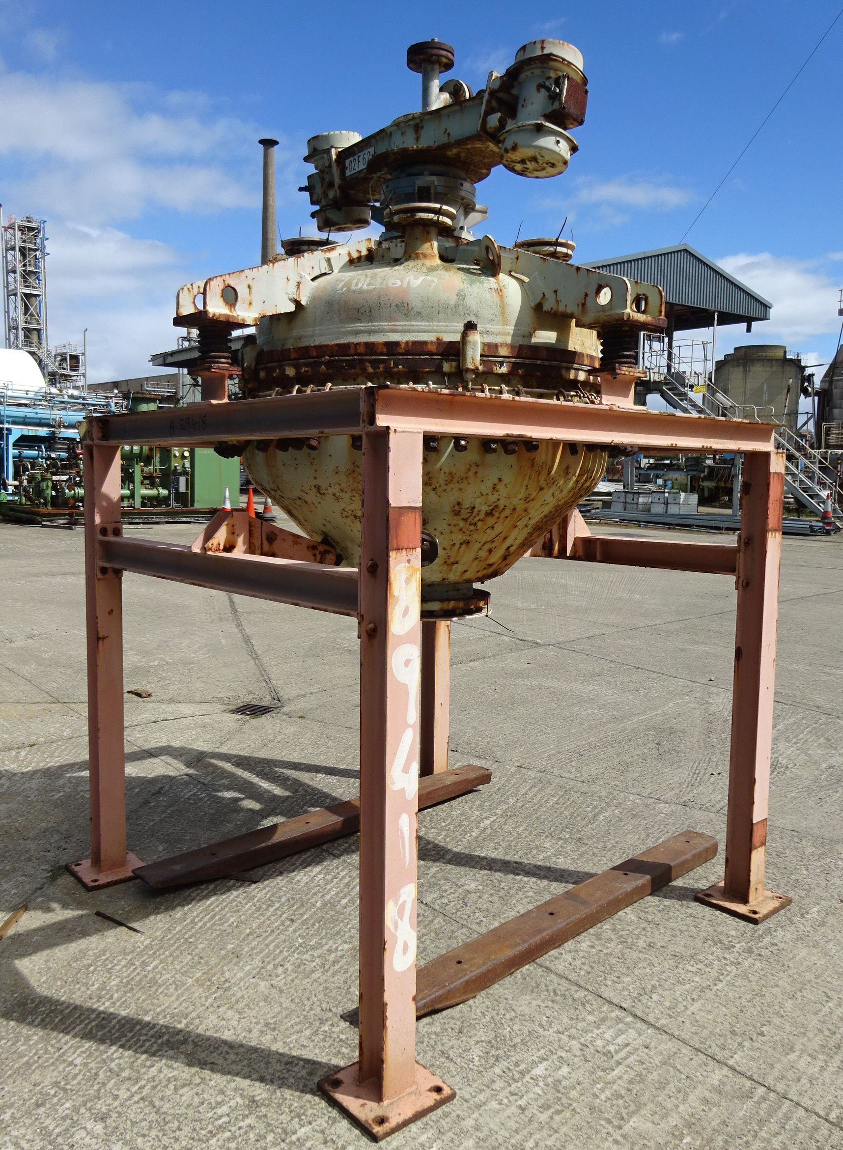  Pressure Leaf Filter 5.5 m² (59.2 ft²) Glasslined For Sale - IPP# 89418