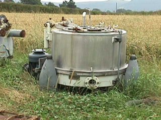 Stainless Steel Austenitic Manual Discharge-Top Centrifuge-Basket