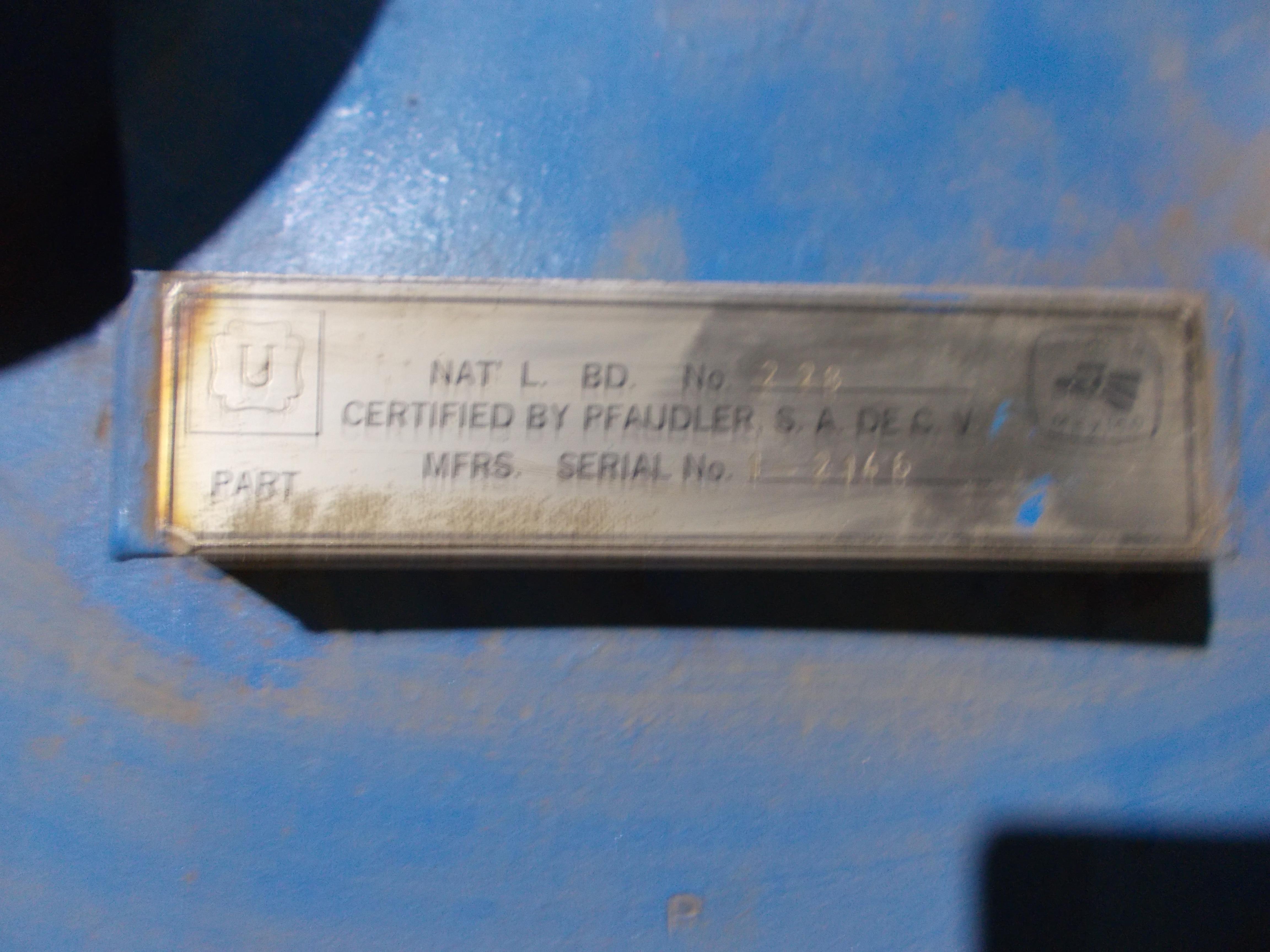 Pfaudler 30″ Glass-Lined P Series Main Cover – 100 Gal Vessel - IPP# 89920