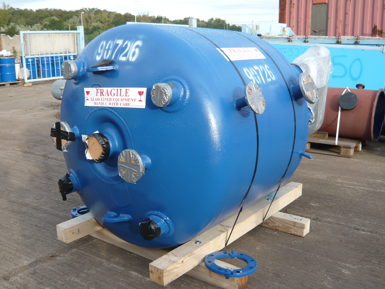 Glasslined Pfaudler E Batch-Type Agitated Reactor - IPP# 90726
