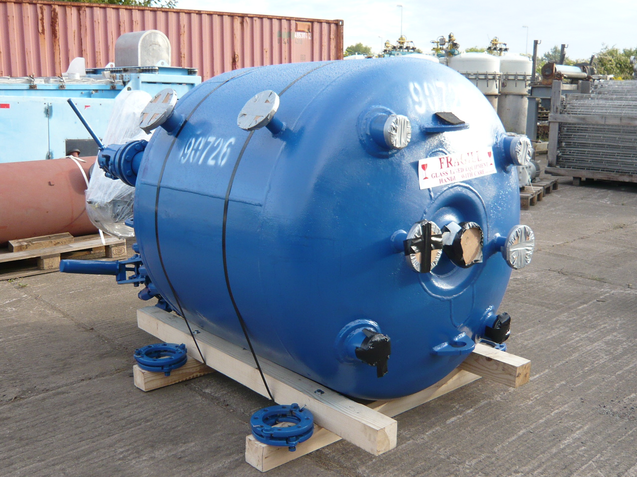 Glasslined Pfaudler E Batch-Type Agitated Reactor - IPP# 90726