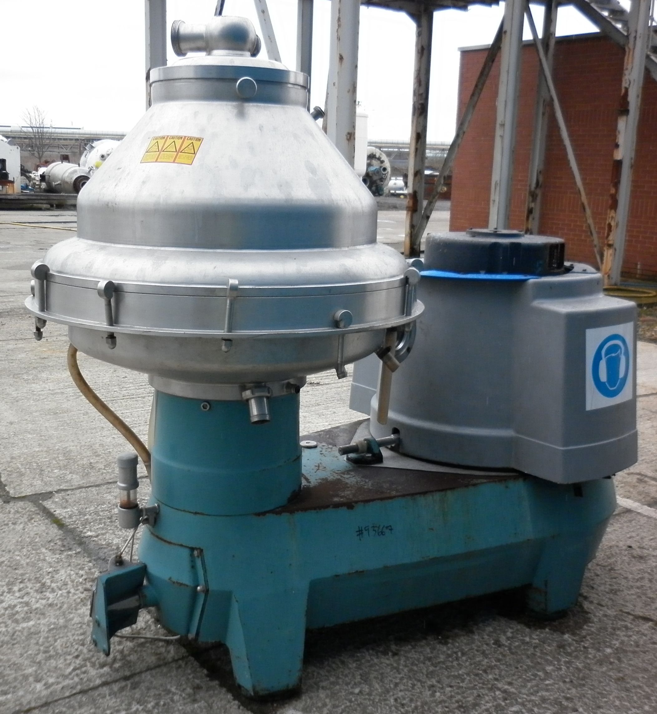   Centrifuge-Disc Bowl 37.3 kW (50 HP) Stainless Steel 316 For Sale - IPP# 93667