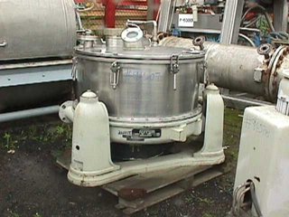 Stainless Steel 316 Manual Discharge-Top Centrifuge-Basket