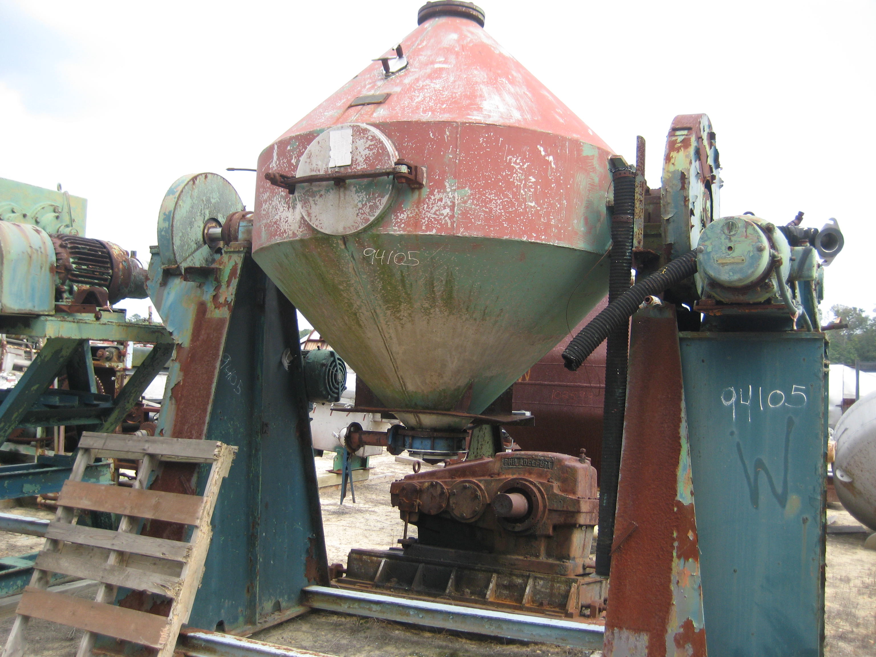   Mixer-Twin Shell & Double Cone 2.8 m3 (100 ft3) Stainless Steel 304 For Sale - IPP# 94105
