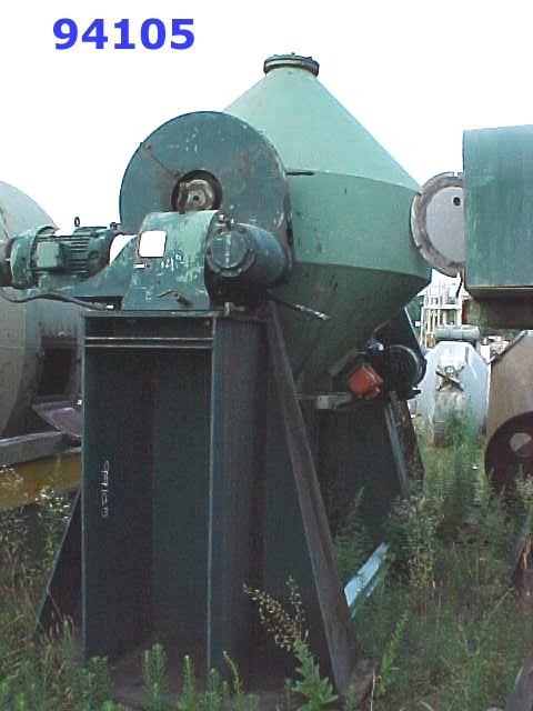   Mixer-Twin Shell & Double Cone 2.8 m3 (100 ft3) Stainless Steel 304 For Sale - IPP# 94105