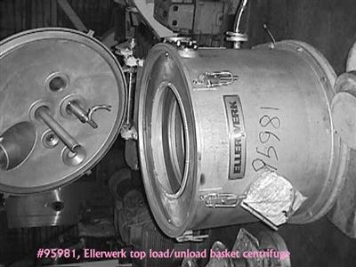  Stainless Steel Austenitic Manual Discharge-Top Centrifuge-Basket 800 mm (31.5 in) For Sale - IPP# 95981