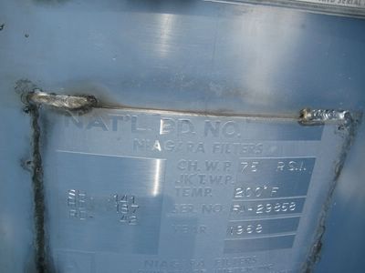  Pressure Leaf Filter 7 m² (75 ft²) Stainless Steel 304 For Sale - IPP# 95688