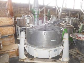 Stainless Steel Austenitic Manual Discharge-Top Centrifuge-Basket