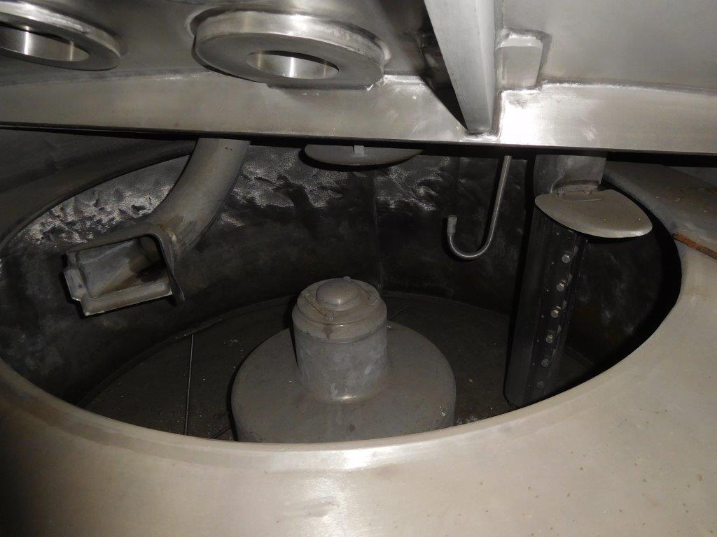  Stainless Steel Austenitic Manual Discharge-Top Centrifuge-Basket 1,250 mm (49.2 in) For Sale - IPP# 95984