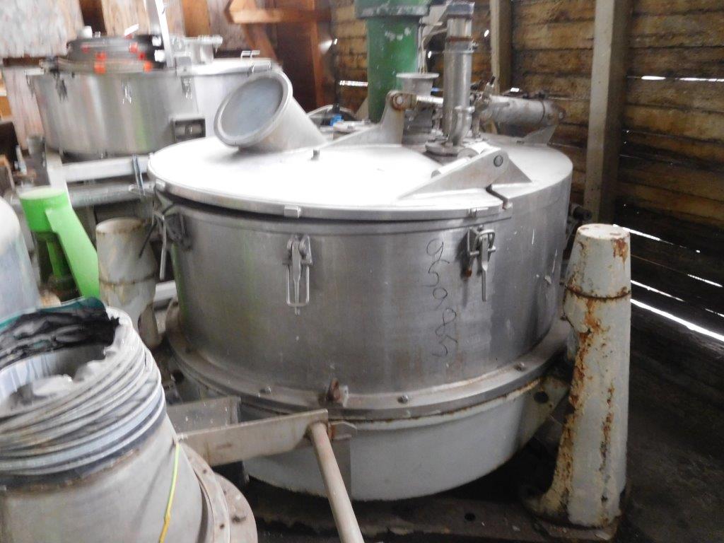  Stainless Steel Other Manual Discharge-Top Centrifuge-Basket 1,250 mm (49.2 in) For Sale - IPP# 95985