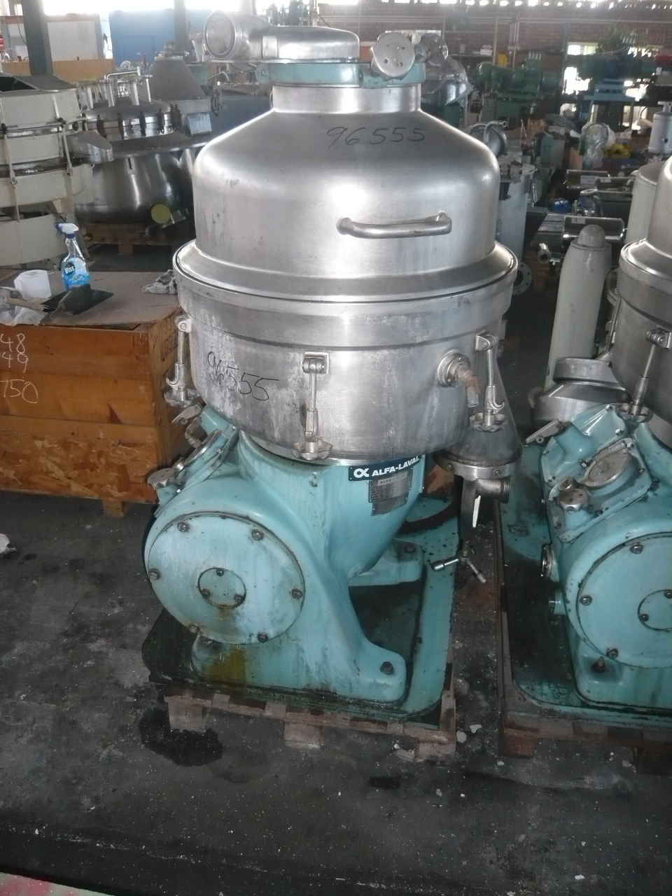   Centrifuge-Disc Bowl 44.7 kW (60 HP) Stainless Steel 316 For Sale - IPP# 96555