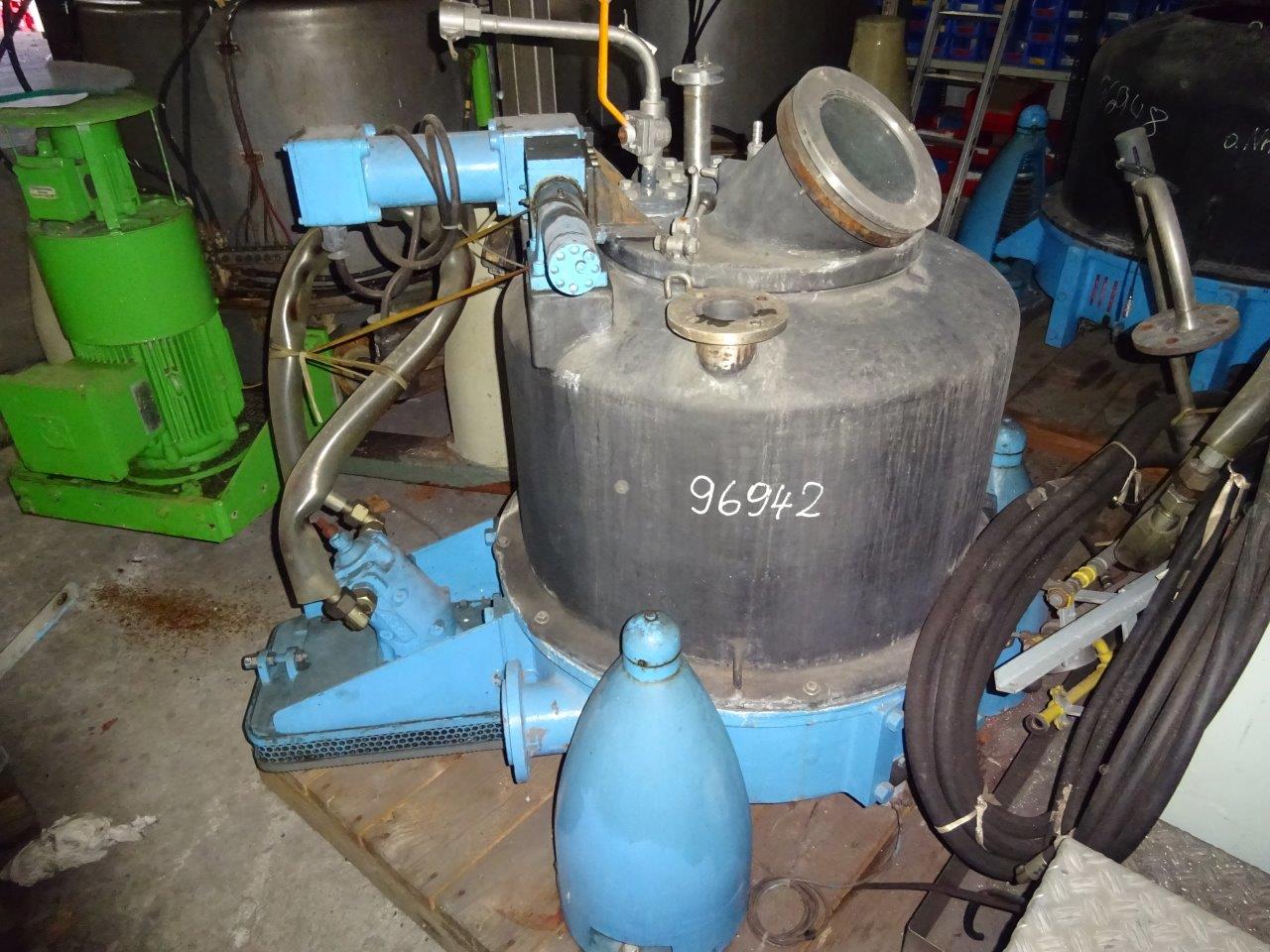  Manual Discharge-Top Centrifuge-Basket 630 mm (24.8 in) Rubberlined For Sale - IPP# 96942