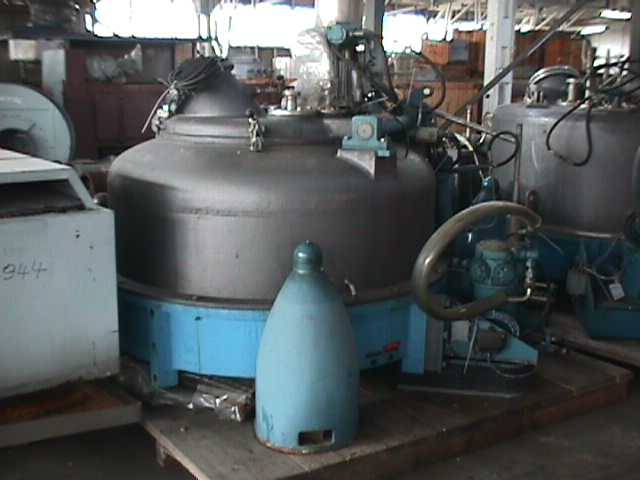  Manual Discharge-Top Centrifuge-Basket 1,250 mm (49.2 in) Rubberlined For Sale - IPP# 96945