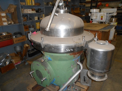   Centrifuge-Disc Bowl  Stainless Steel Other For Sale - IPP# 96999