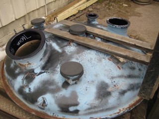 Unused Glasslined Pfaudler Tank Cover Glass Lined Parts