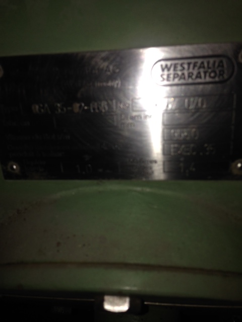 Westfalia OSA-35-02-066 Centrifuge-Disc Bowl - IPP# 96364