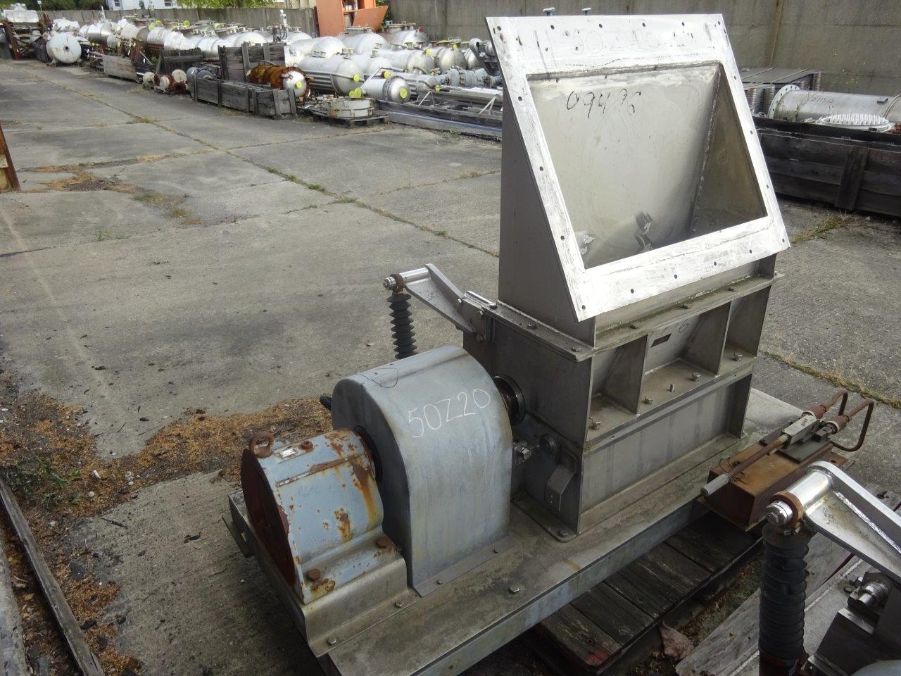  Stainless Steel Austenitic Granulator/Disintegrator Pulverizer 15 kW (20.1 HP) For Sale - IPP# 99496