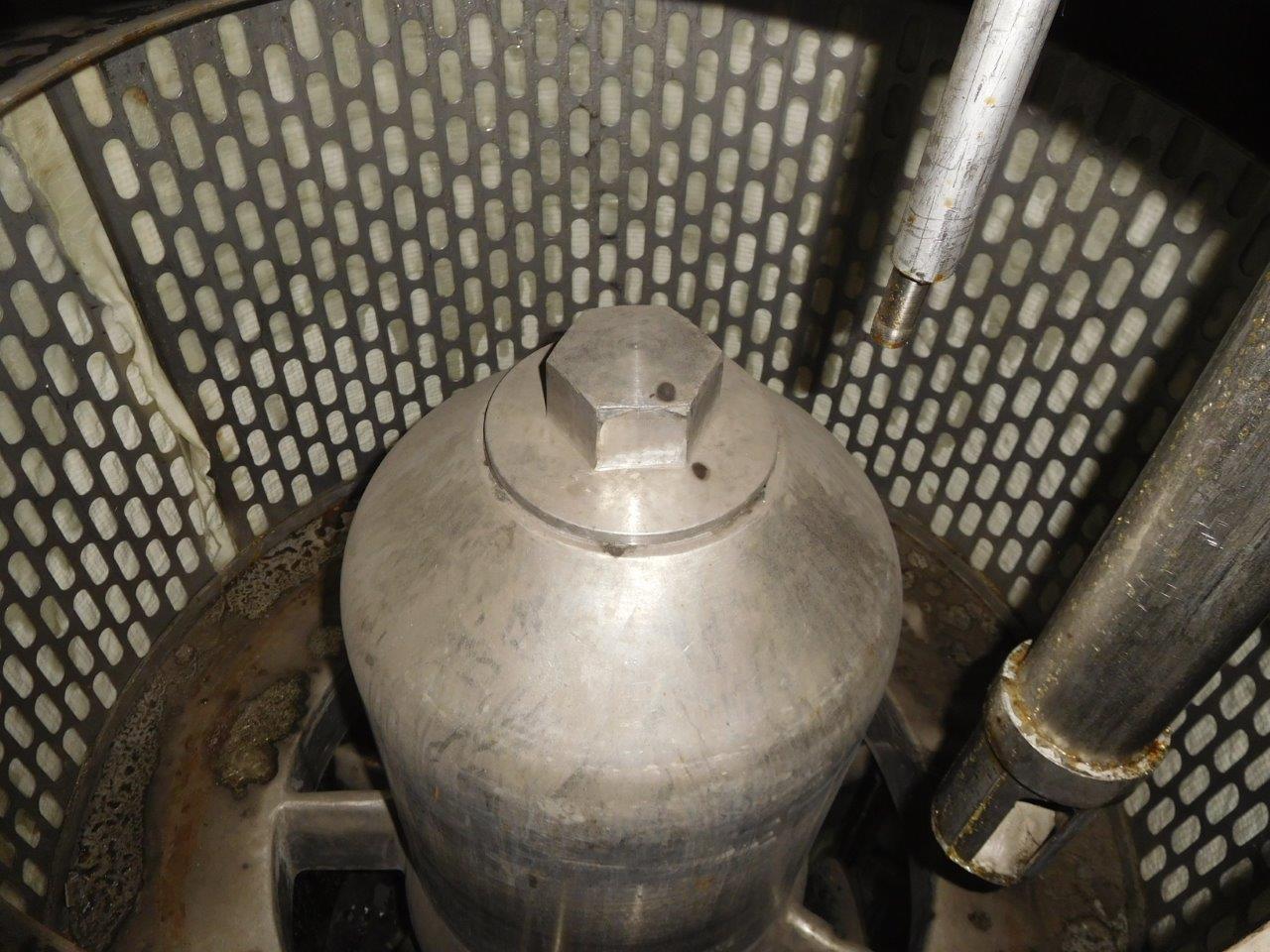  Stainless Steel Austenitic Manual Discharge-Top Centrifuge-Basket 1,000 mm (39.4 in) For Sale - IPP# 99503