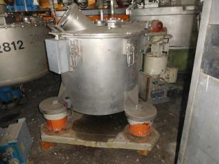 Stainless Steel Austenitic Manual Discharge-Top Centrifuge-Basket