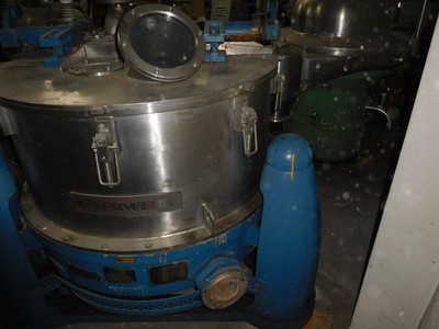  Stainless Steel 316 Manual Discharge-Top Centrifuge-Basket 1,016 mm (40 in) For Sale - IPP# 99506