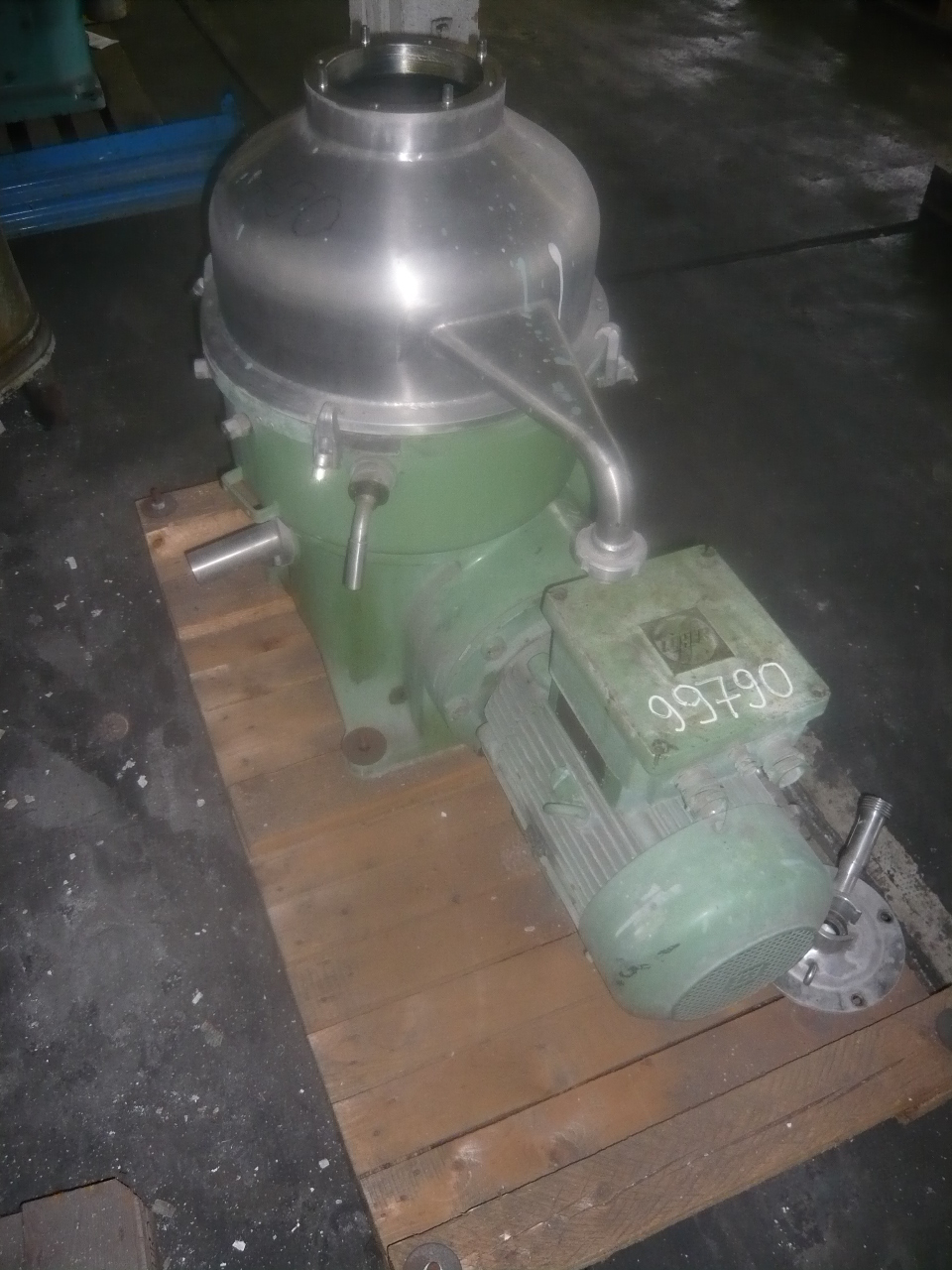  Stainless Steel 316  Centrifuge-Disc Bowl 11 kW (14.8 HP) For Sale - IPP# 99790