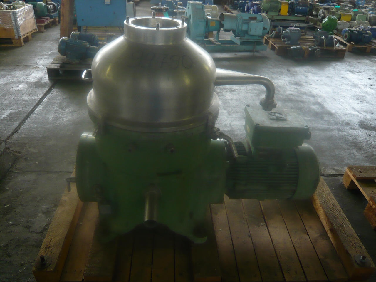  Stainless Steel 316  Centrifuge-Disc Bowl 11 kW (14.8 HP) For Sale - IPP# 99790