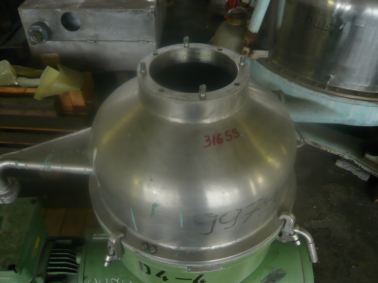 Stainless Steel 316  Centrifuge-Disc Bowl 11 kW (14.8 HP) For Sale - IPP# 99790