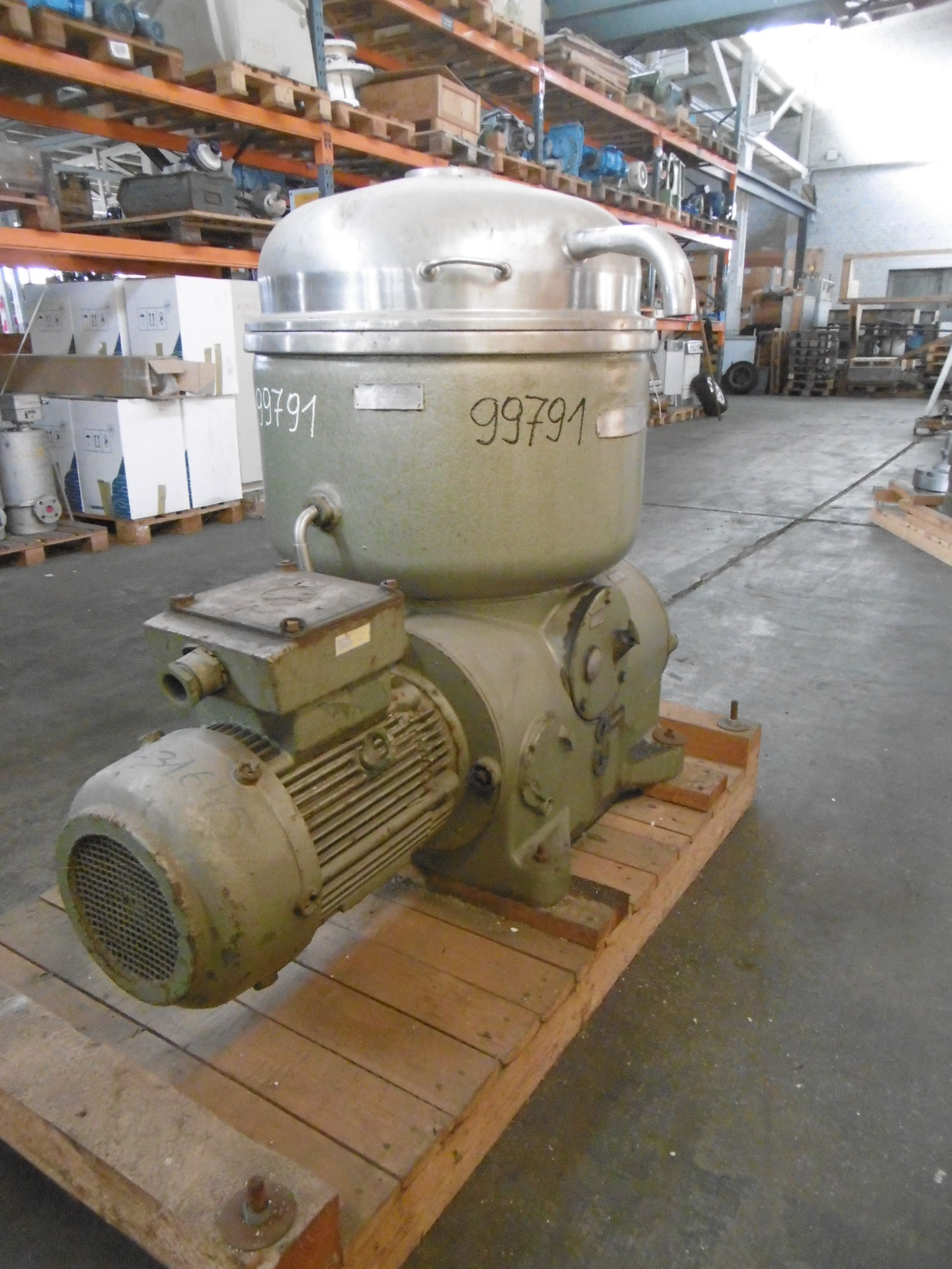  Stainless Steel 316  Centrifuge-Disc Bowl 11 kW (14.8 HP) For Sale - IPP# 99791