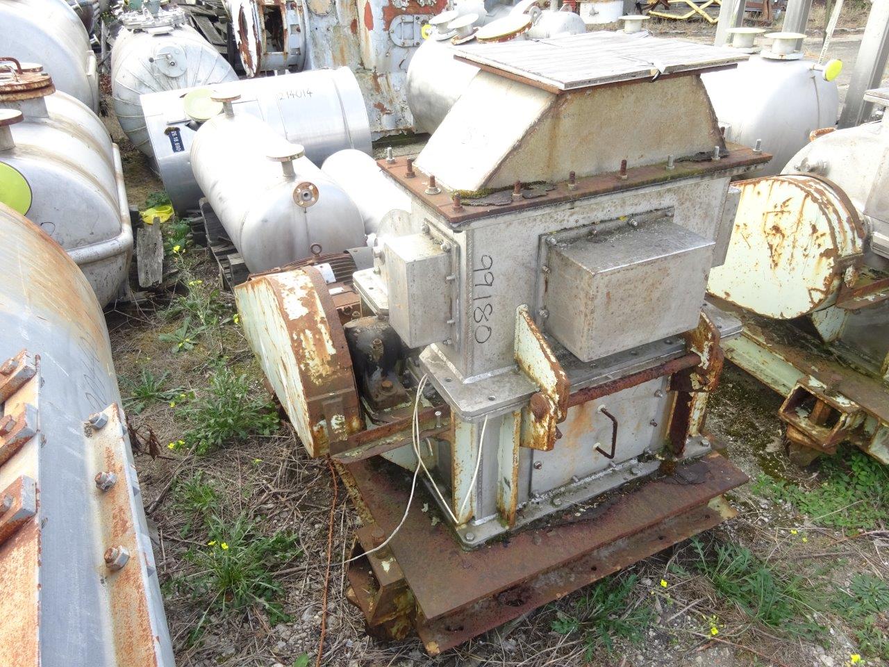  Stainless Steel 304 Granulator/Disintegrator Pulverizer 3.7 kW (5 HP) For Sale - IPP# 99180
