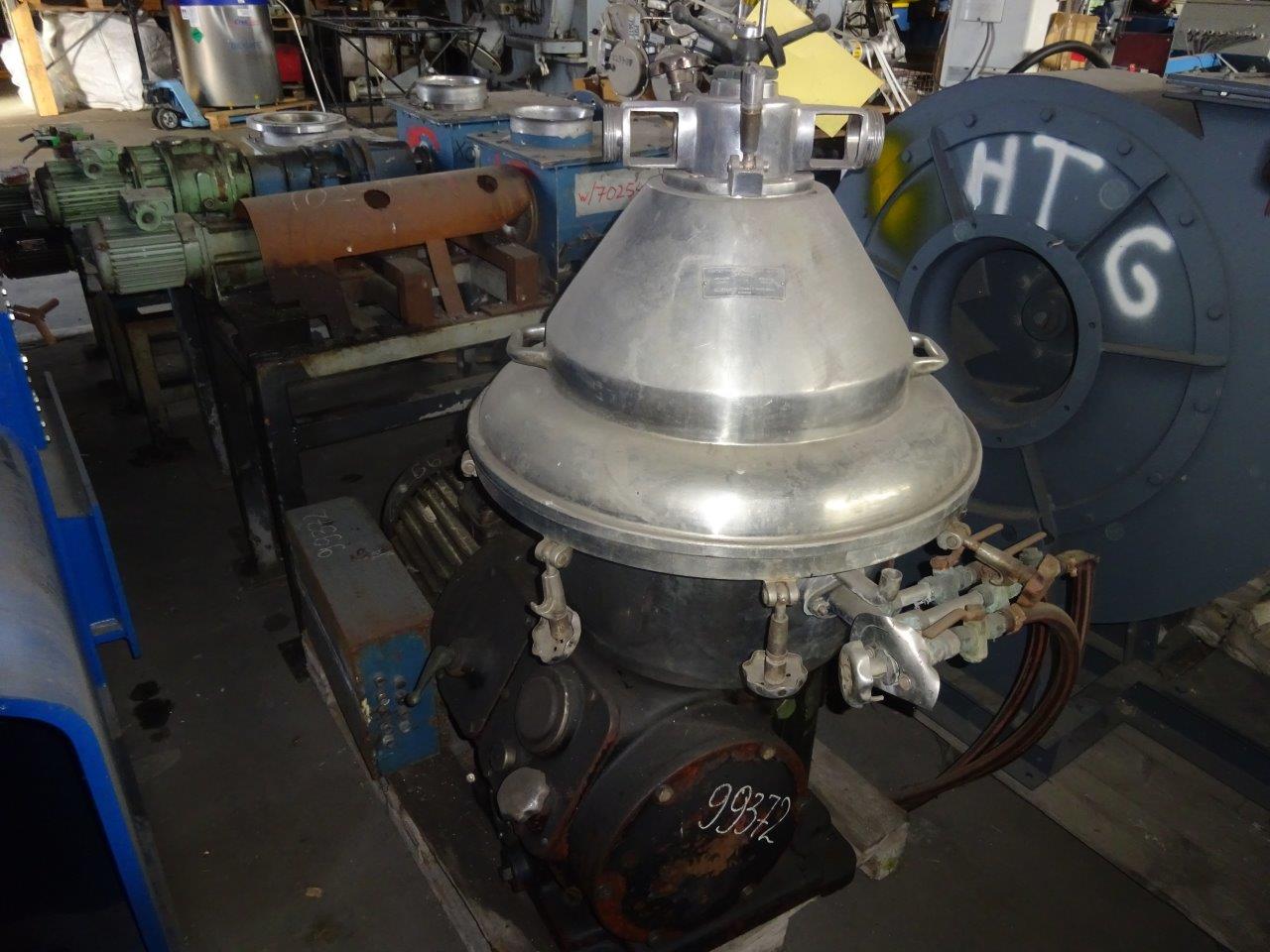  Stainless Steel 316  Centrifuge-Disc Bowl 11 kW (14.8 HP) For Sale - IPP# 99372