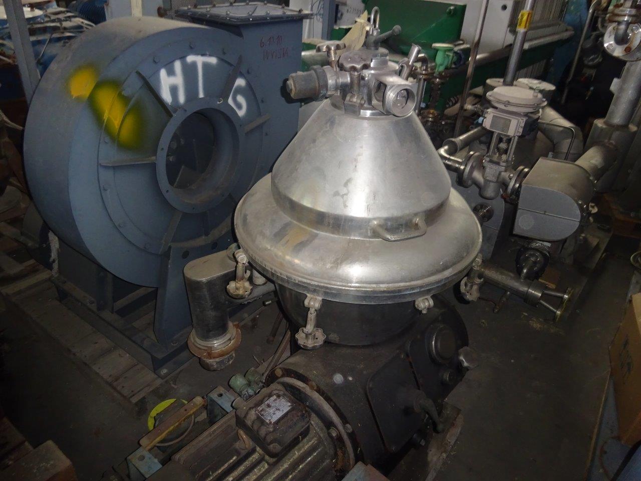  Stainless Steel 316  Centrifuge-Disc Bowl 11 kW (14.8 HP) For Sale - IPP# 99372